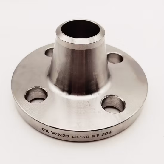 Flangia del collo della saldatura dell'acciaio inossidabile SS304 316L di JIS ASME En1092 DIN GOST BS B16.5 ANSI Uni SABS