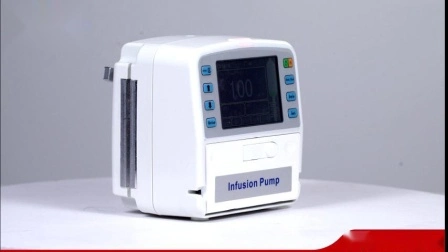 Pompa per iniezione e infusione veterinaria portatile con touch screen da 3,5 pollici per attrezzature mediche ospedaliere con funzione di riscaldamento