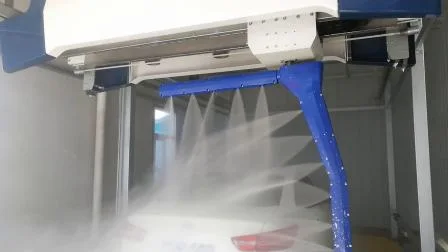 Lavatrice automatica per auto touchless con rotazione a 360 gradi e sistema di asciugatura